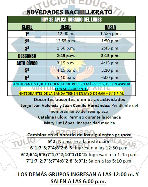Novedades